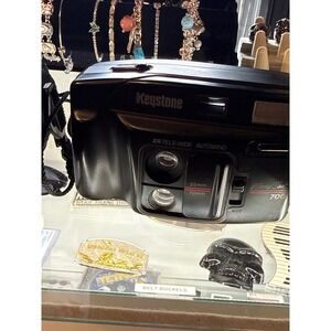 Keystone Easy Shot 700 35mm Film Camera 2X Tele-Wide Autowind Black Point & Shoo